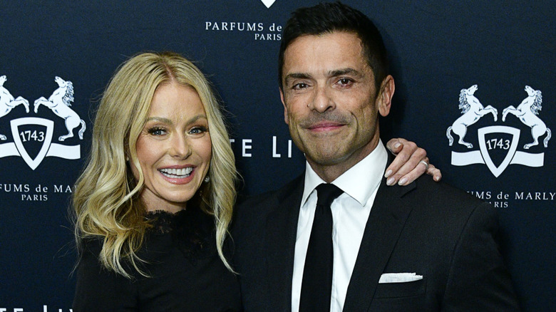 Kelly Ripa and Mark Consuelos all smiles on the red carpet
