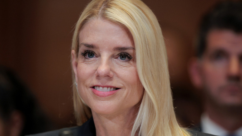 Attorney general Pam Bondi smiles