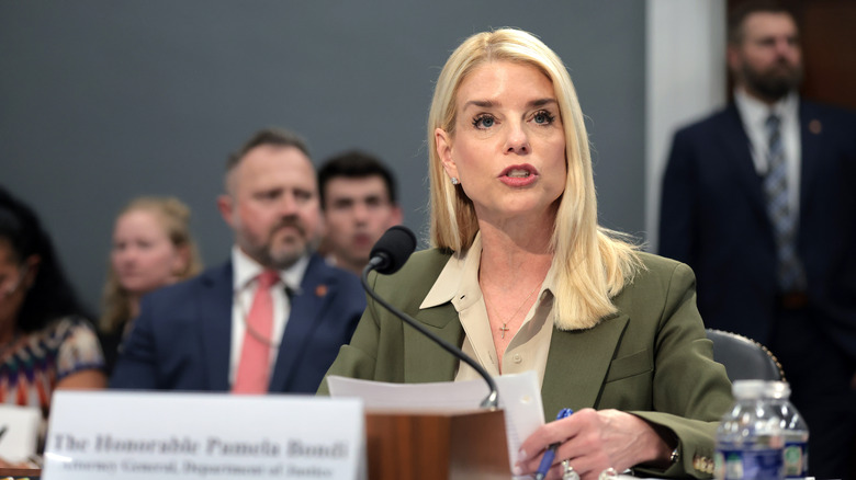 Pam Bondi testifying