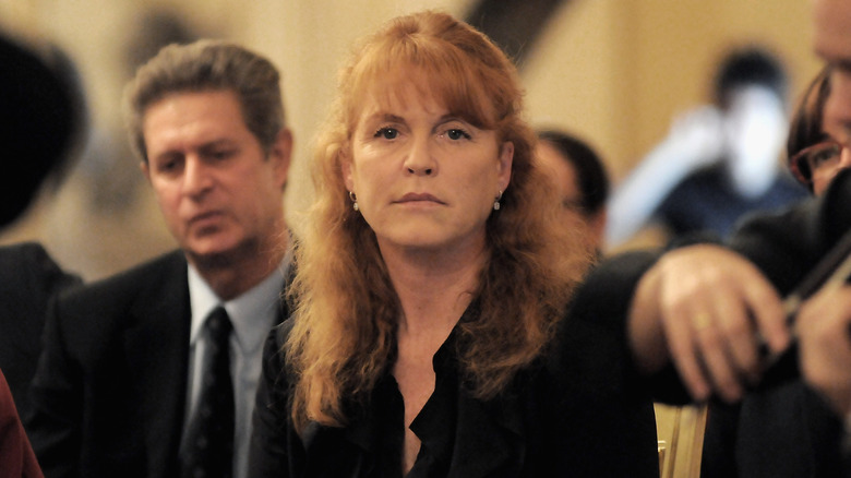 Closeup of Sarah Ferguson at event in 2009