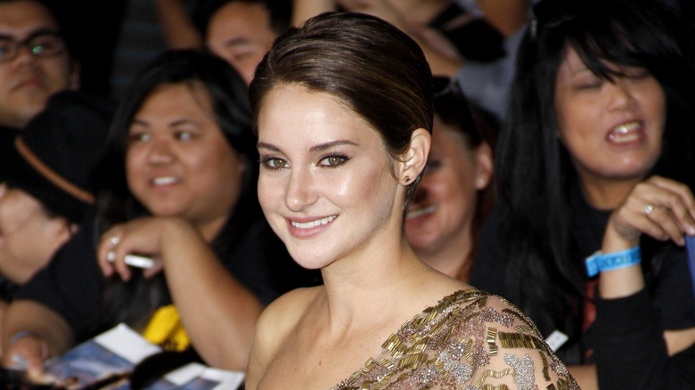 Shailene Woodley smiling at an event