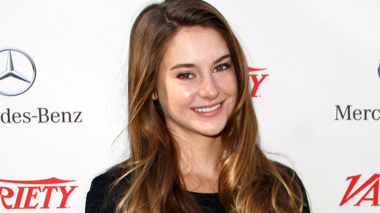 Shailene Woodley smiling as a teen