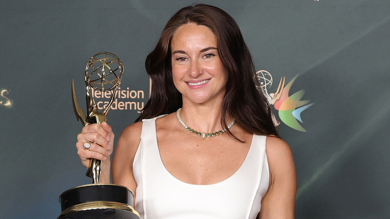 Shailene Woodley at the Creative Artists Emmy Awards on Sept 6 2026 with her first Emmy award