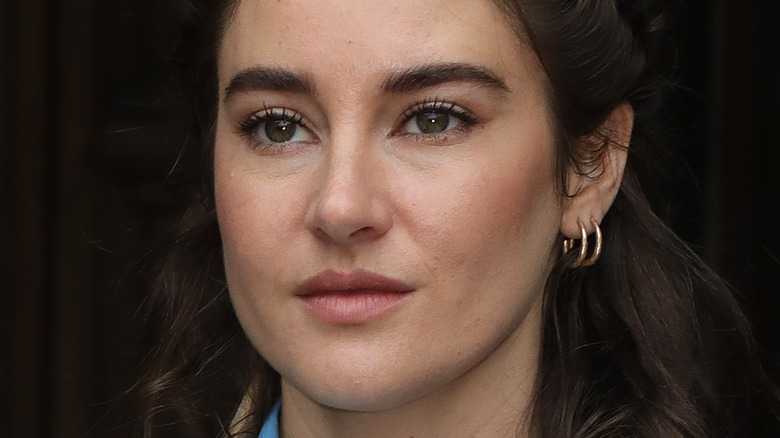 Shailene Woodley looking into the distance