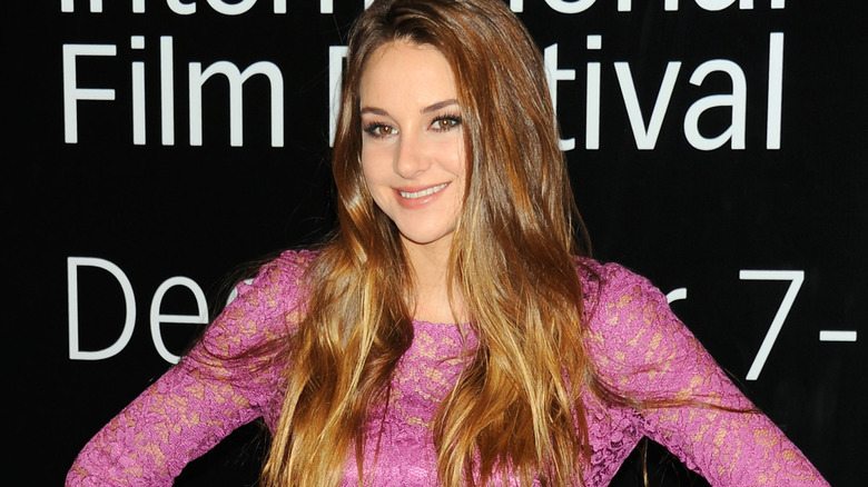 Shailene Woodley smiling on the red carpet