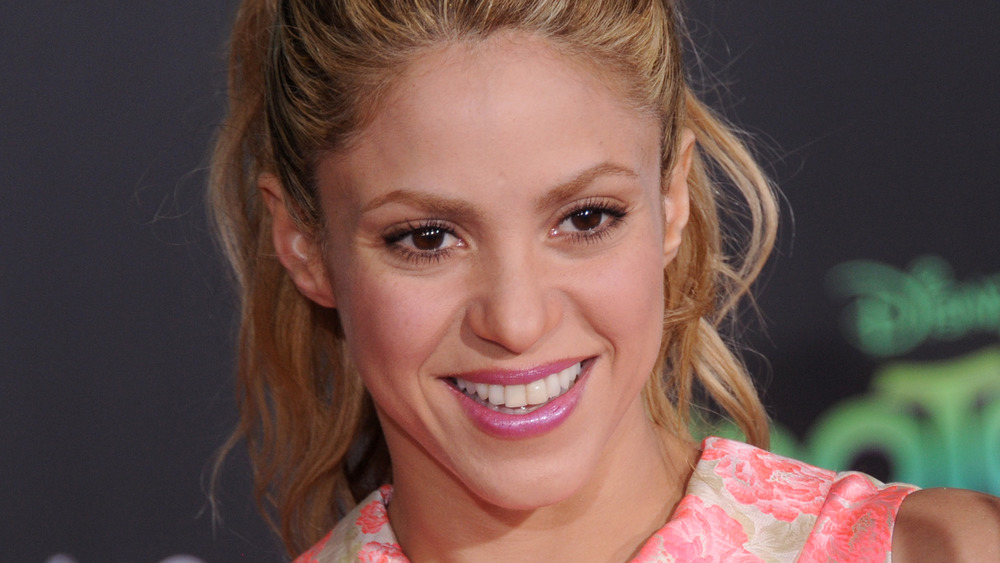 Shakira on the red carpet