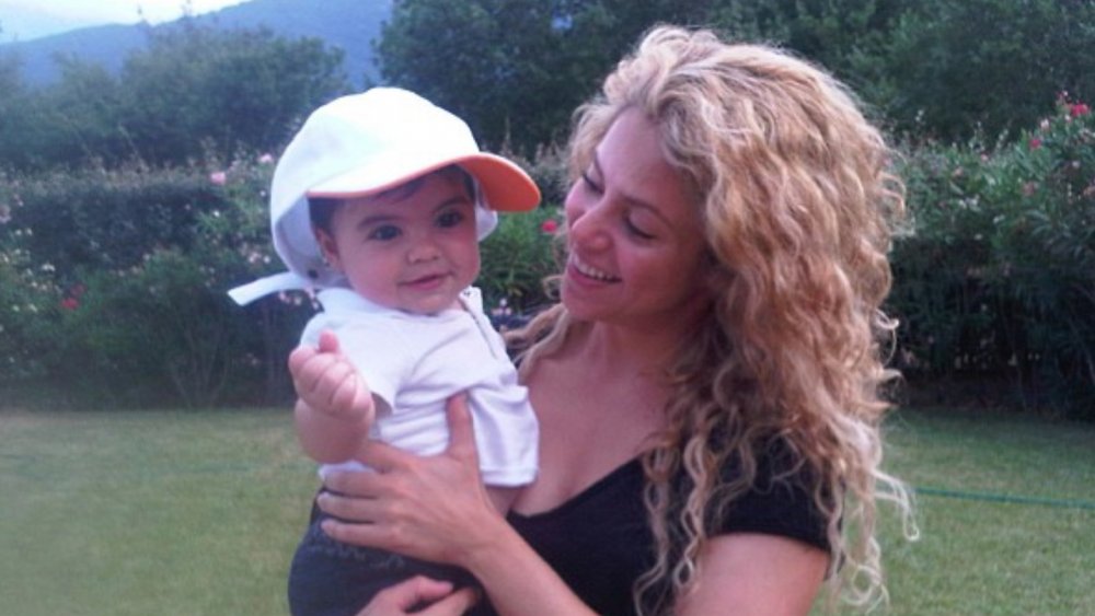 Shakira and her son Milan