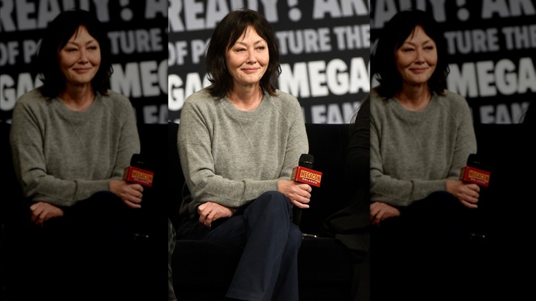 Shannen Doherty speaking