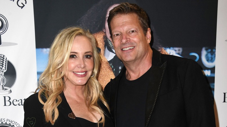 Shannon Beador, John Janssen smiling