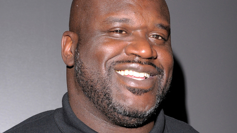 Shaquille O'Neal smiling