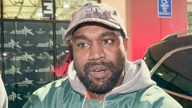 Kanye West speaking