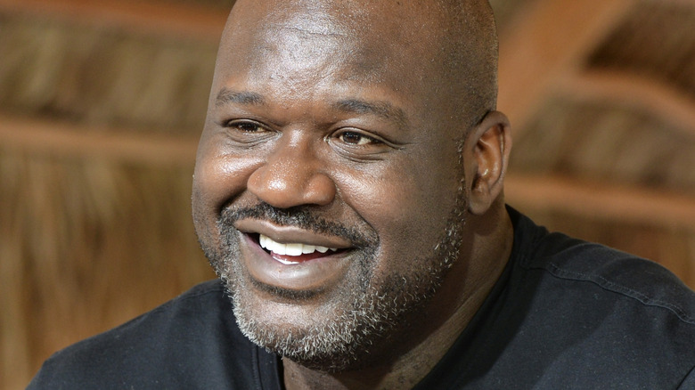 Shaquille O'Neal smiling