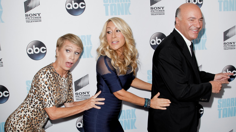 Cast members of Shark Tank at an event 