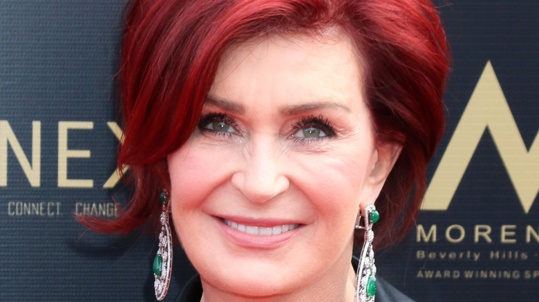 Sharon Osbourne smiling