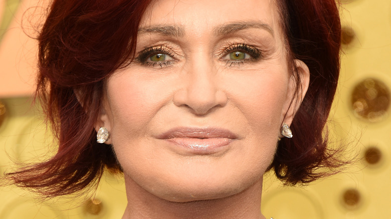 Sharon Osbourne subtle smile