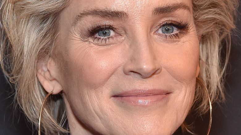 Sharon Stone smiling