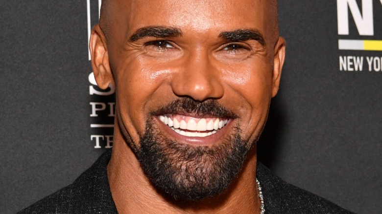 A closeup of Shemar Moore smiling