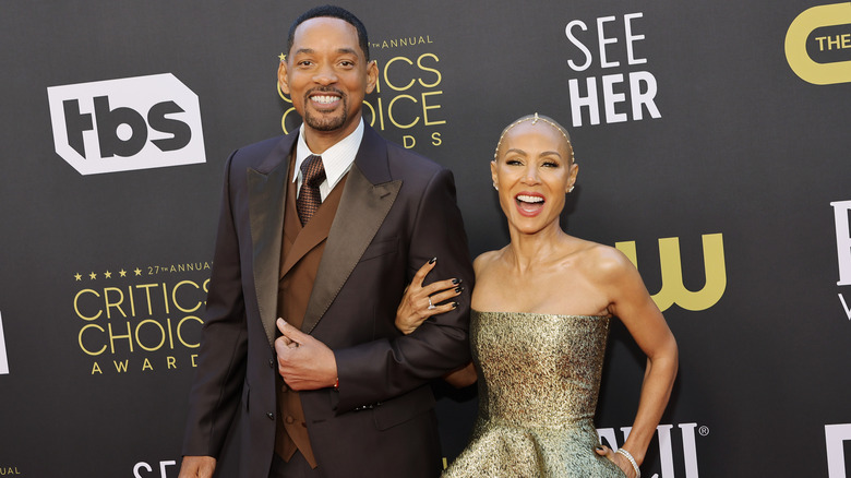 Will Smith and Jada Pinkett Smith on the red carpet