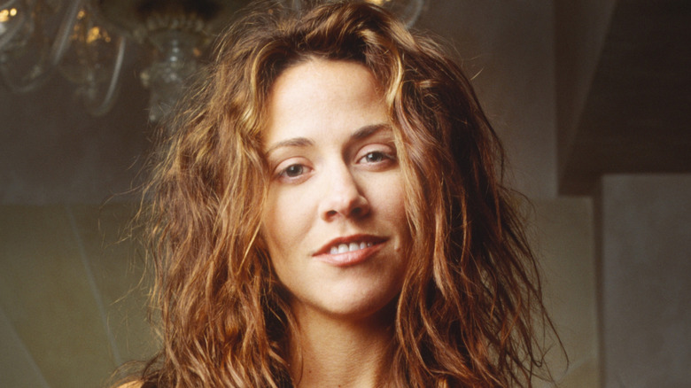 Sheryl Crow posing at Royal Windsor Hotel in Belgium