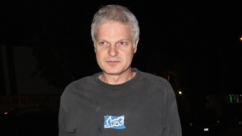Steve Bing posing for cameras in Los Angeles