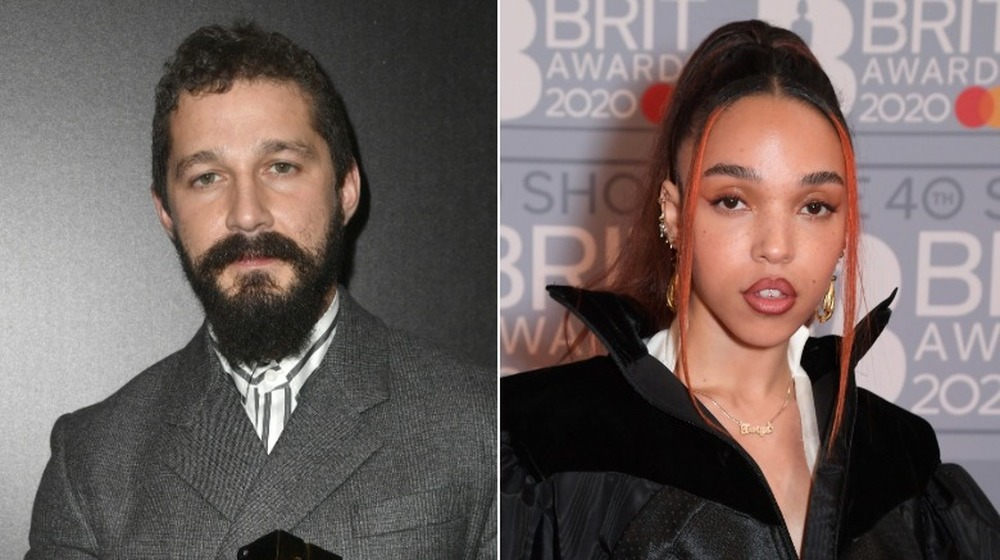 Shia LaBeouf and FKA Twigs on red carpets