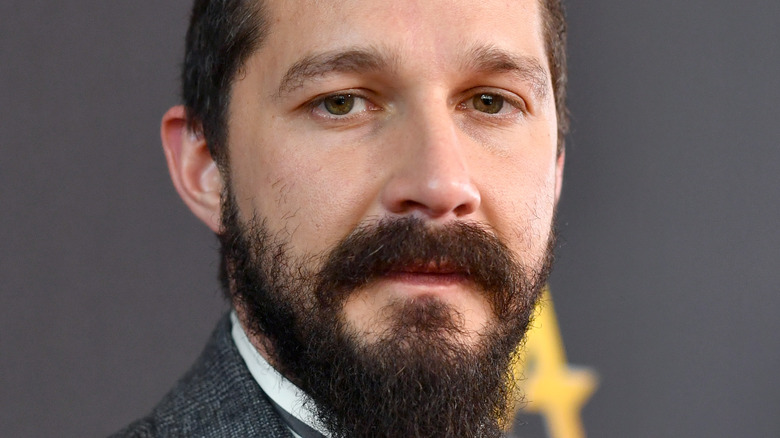 Shia LaBeouf with long beard