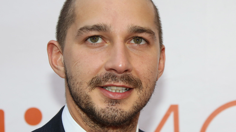 Shia LaBeouf smiling