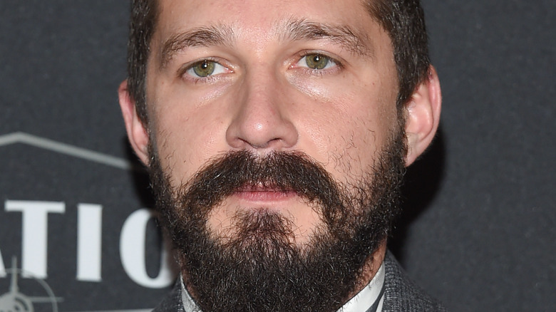 Shia LaBeouf attends Honey Boy premiere