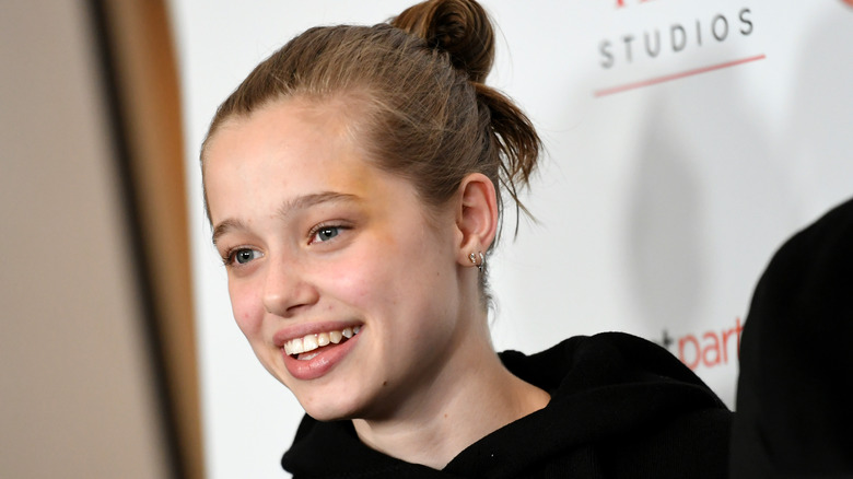 Shiloh Jolie-Pitt smiling