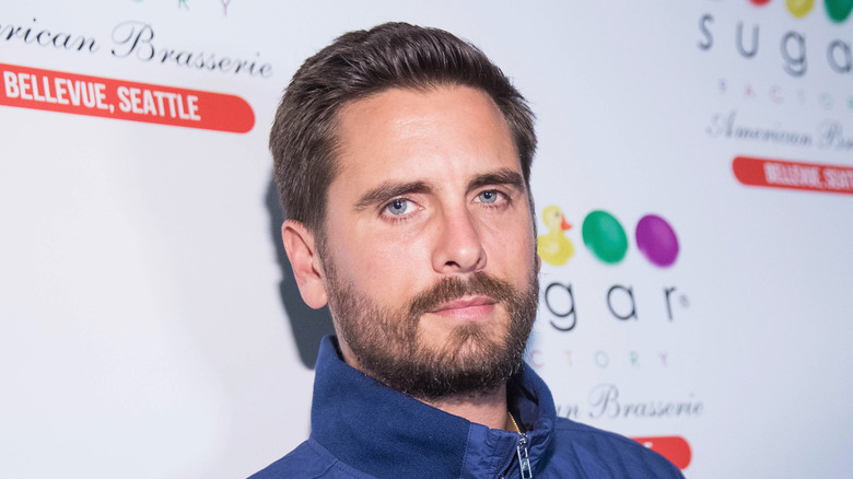 Scott Disick poses in 2017