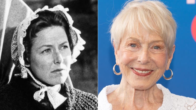 Side by side of Karen Grassle in the '70s vs 2024