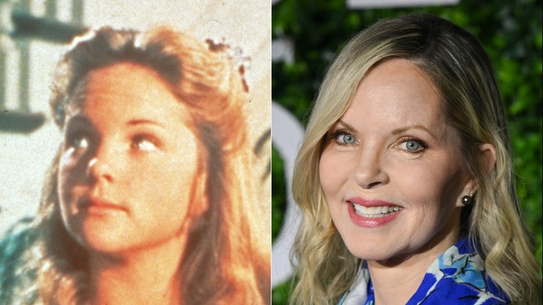 Side by side of Melissa Sue Anderson in 1974 vs 2024