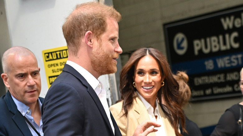 Prince Harry and Meghan Markle in New York.