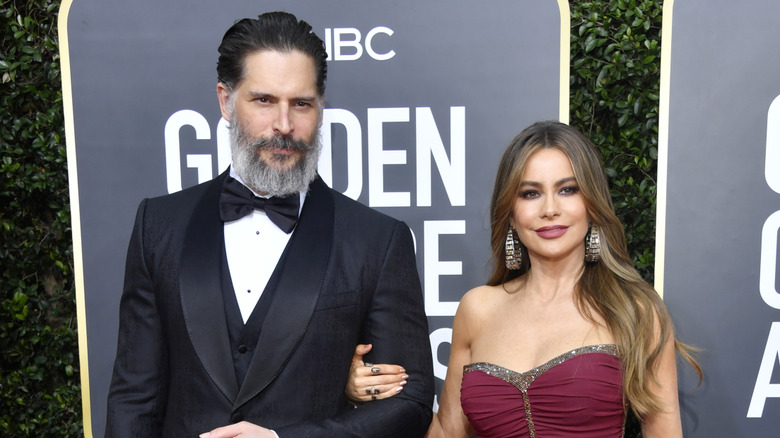 Sofia Vergara and Joe Manganiello at Golden Globes