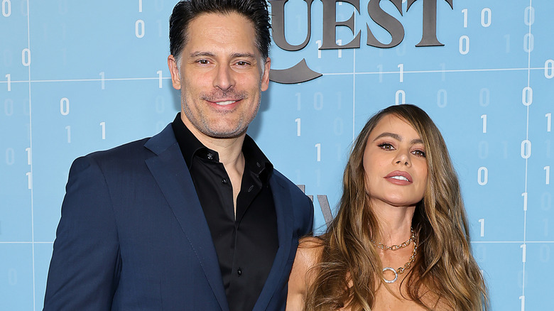 Sofia Vergara and Joe Manganiello posing
