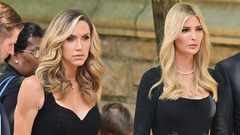 Lara Trump, Ivanka Trump wearing black