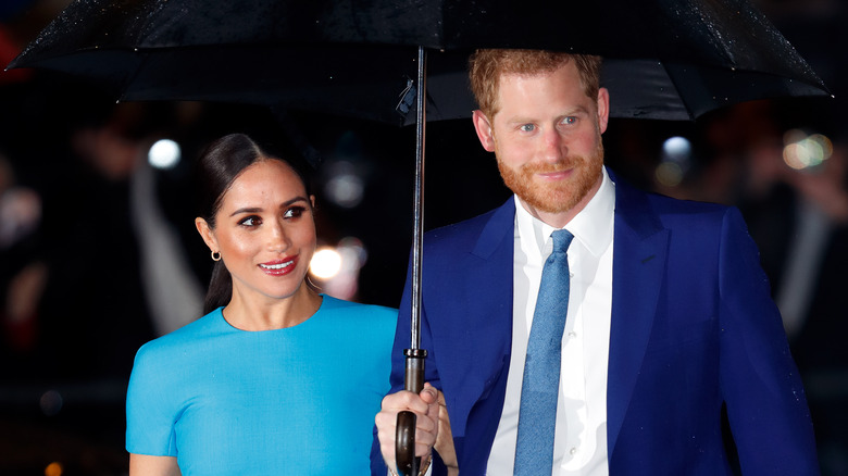 Meghan Markle and Prince Harry smiling