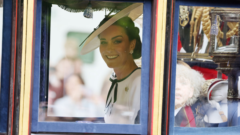 Kate Middleton wearing a hat