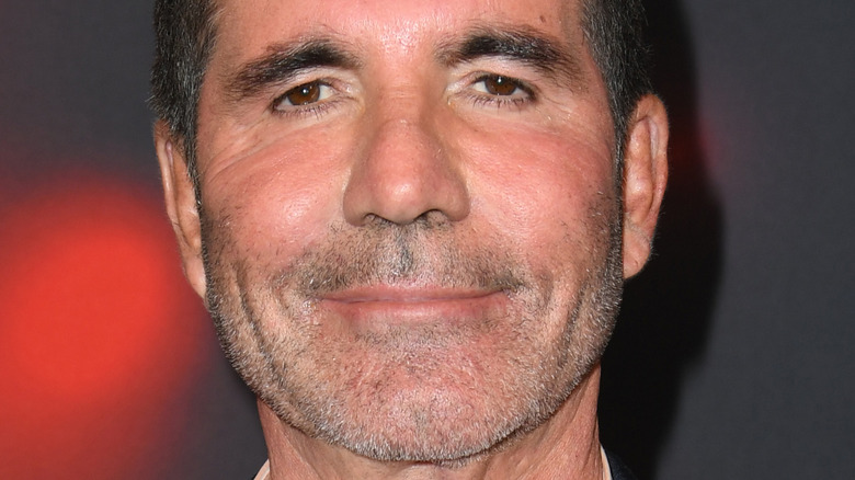 Simon Cowell smiling