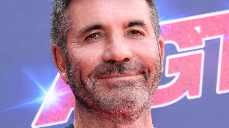 Simon Cowell smiling