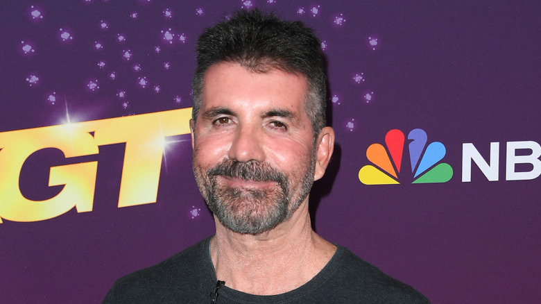 Simon Cowell on the red carpet