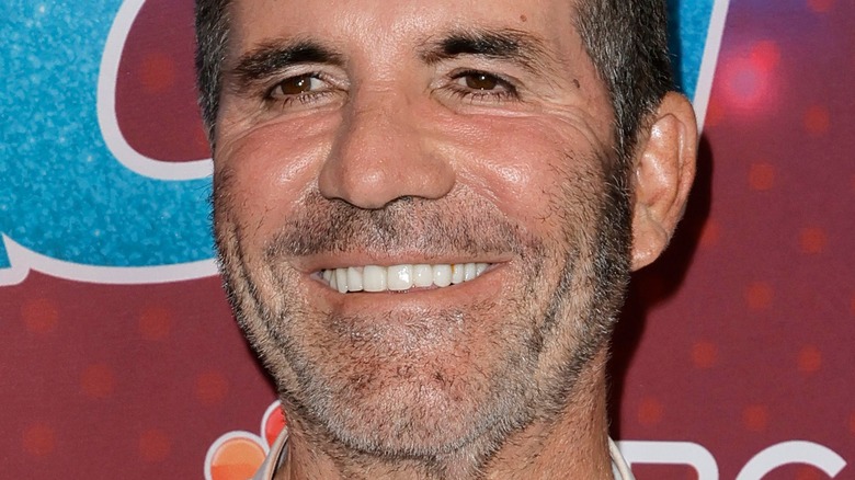 Simon Cowell smiling