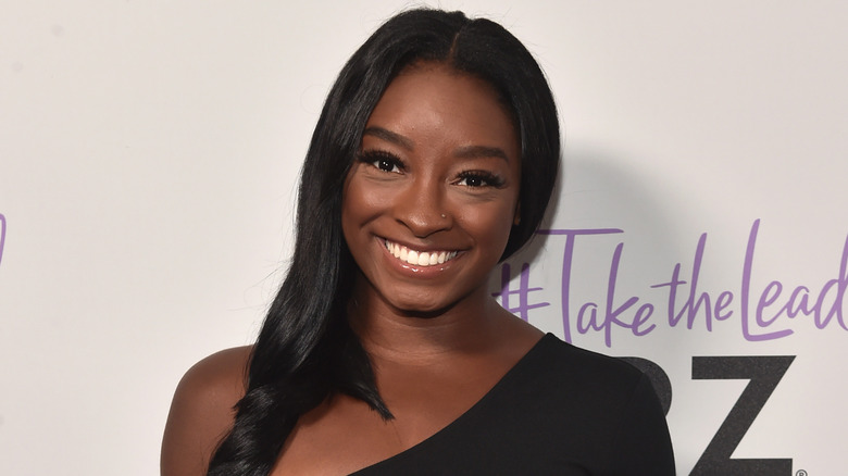 Simone Biles smiling