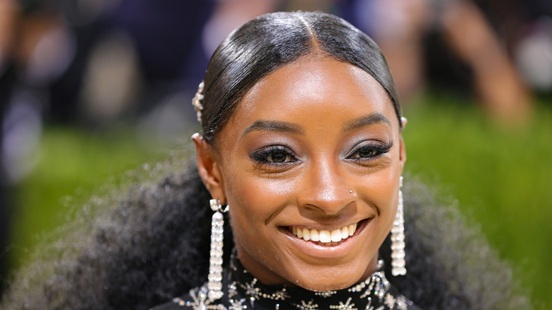 Simone Biles smiling