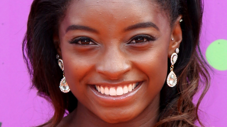 Simone Biles smiling