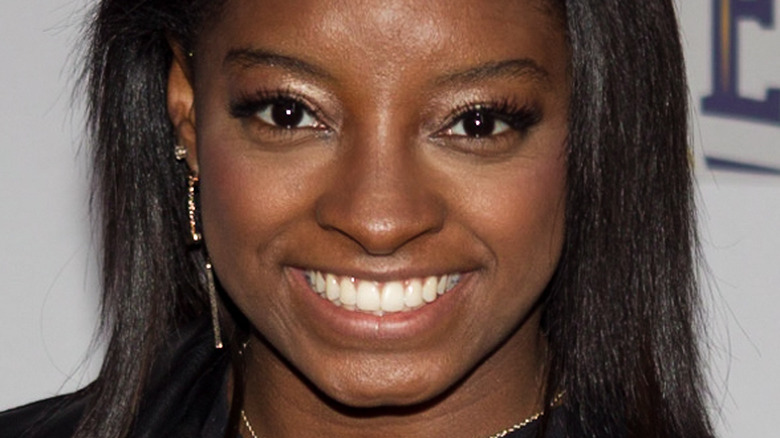 Simone Biles smiling