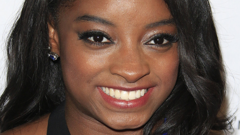 Simone Biles smiling