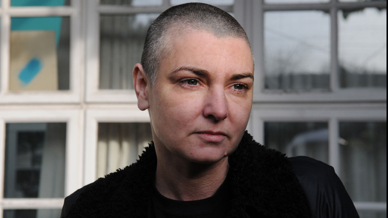 Sinéad O'Connor pensive