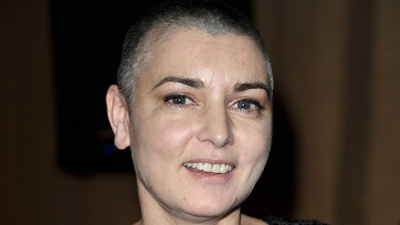 Sinead O'Connor smiling