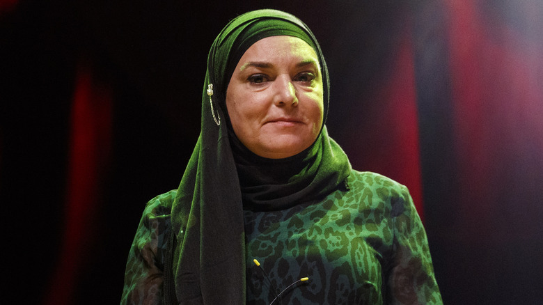 Sinead O'Connor wearing hijab